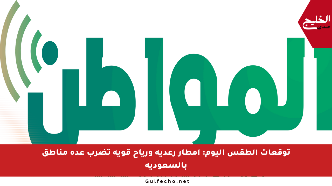 توقعات الطقس اليوم: أمطار رعدية ورياح قوية تضرب عدة مناطق بالسعودية